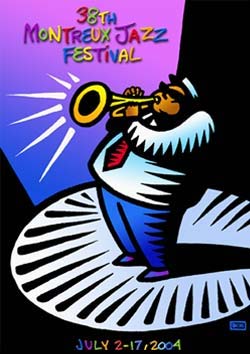 Montreux Jazz Festival Postcard